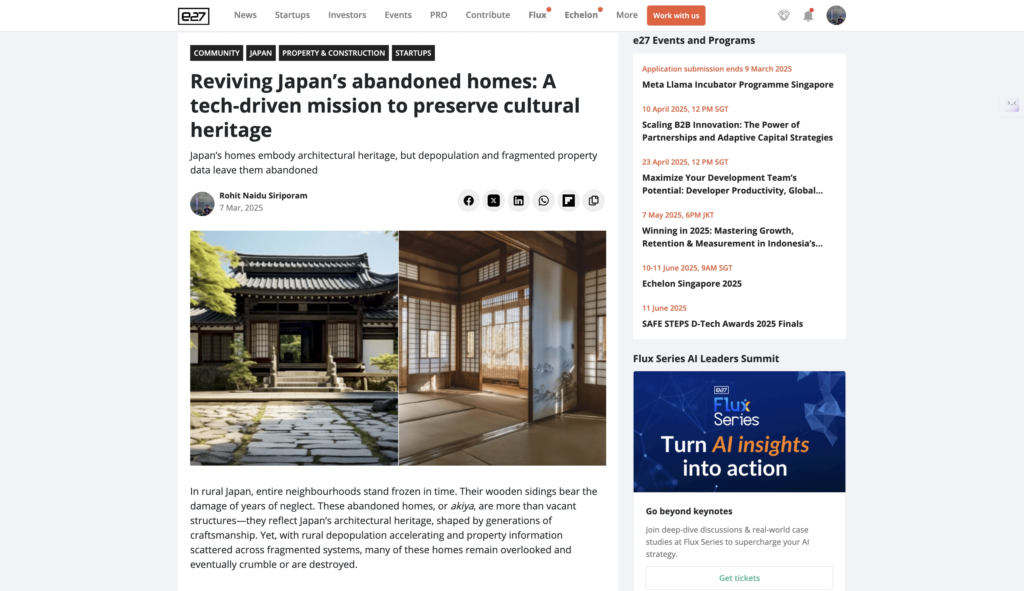 Reviving Japan's Abandoned Homes: A Tech-Driven Mission to Preserve Cultural Heritage
